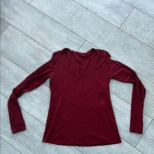 Lululemon Scoop Neck Sleeve Top